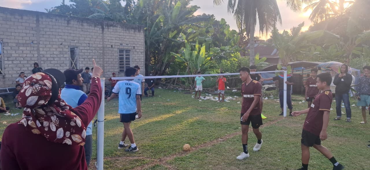 Tim Pationgi II Takluk dari Paccing II di Lomba Takraw HUT RI